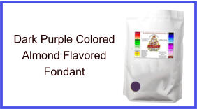 Dark Purple Almond Fondant