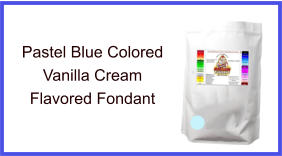 Pastel Blue Vanilla Fondant