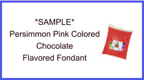 Persimmon Chocolate Fondant Sample