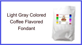 Light Gray Coffee Fondant